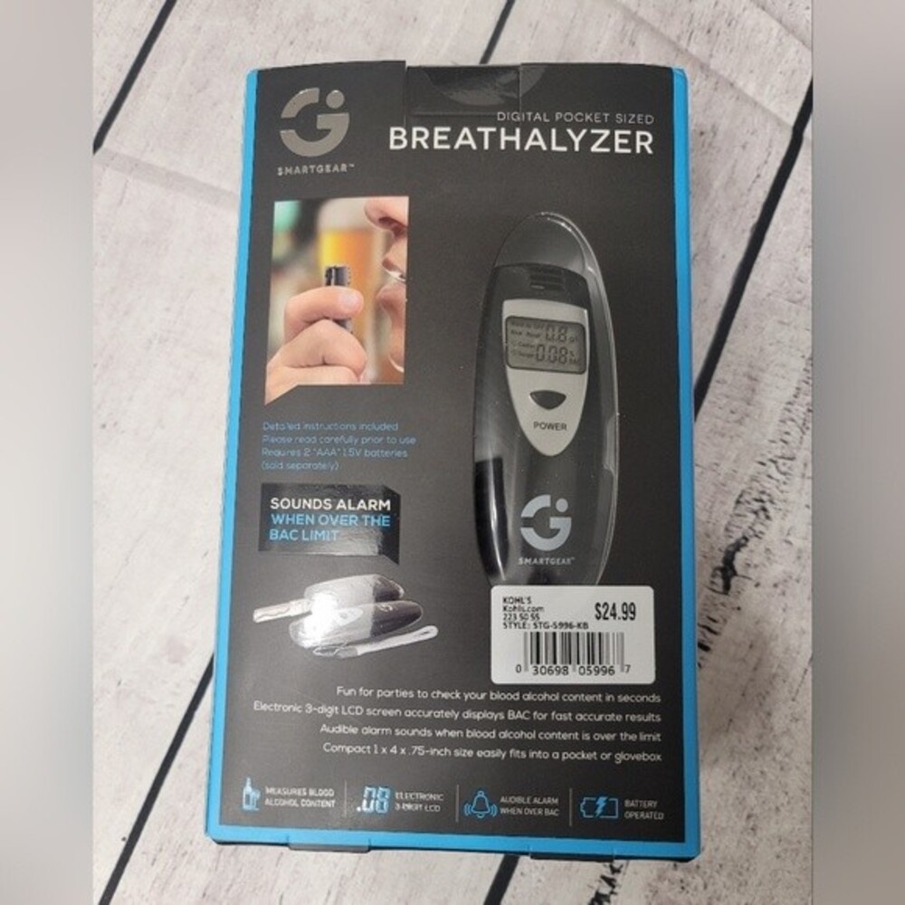 Smartgear Digital Pocket Size Breath-alyzer - Picture 5 of 12